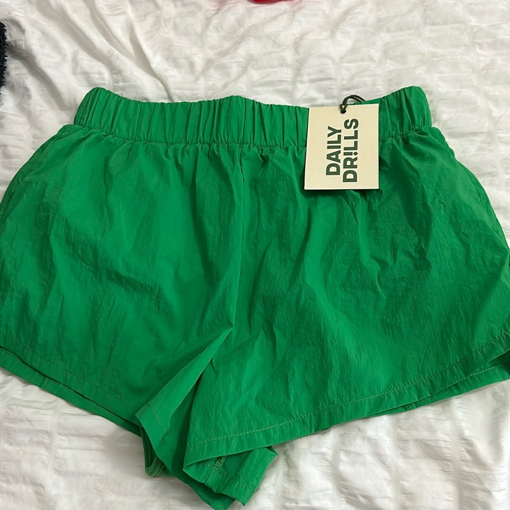 Green Daily Drills Shorts